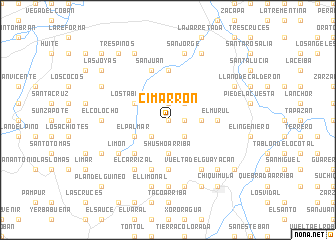 map of Cimarrón