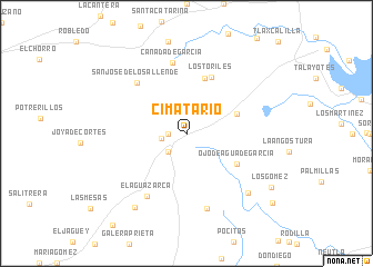 map of Cimatario