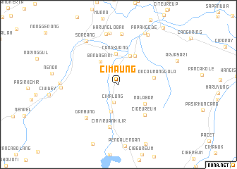 map of Cimaung