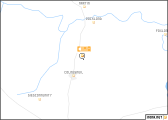 map of Cima