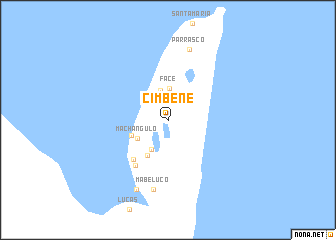 map of Cimbene