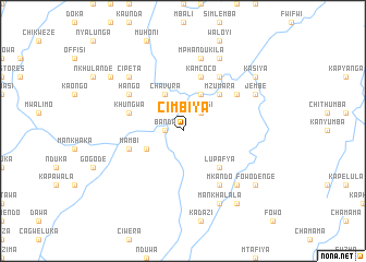 map of Cimbiya