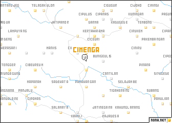 map of Cimenga