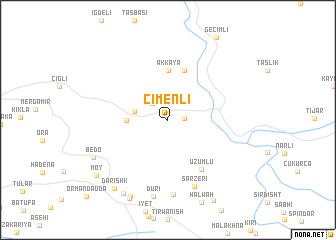 map of Çimenli