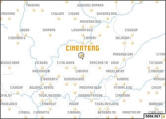 map of Cimenteng