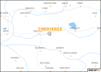 map of Çimenyenice