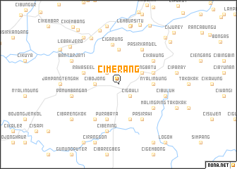 map of Cimerang