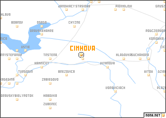 map of Čímhová