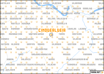 map of Cimo de Aldeia