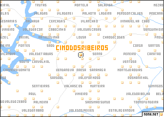 map of Cimo dos Ribeiros