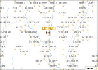 map of Cîmpeni