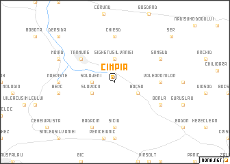 map of Cîmpia