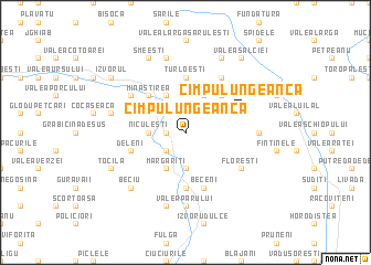 map of Cîmpulungeanca