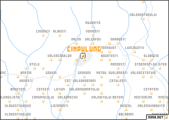 map of Cîmpulung