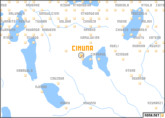 map of Cimuna