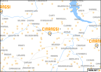 map of Cinangsi