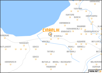 map of Çınarlık