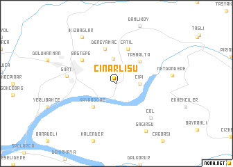 map of Çınarlısu