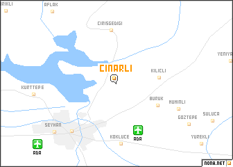 map of Çınarlı