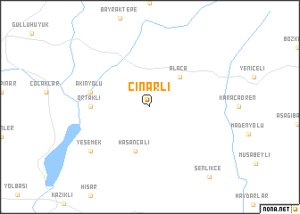 map of Çınarlı