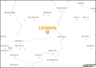 map of Çınarönü