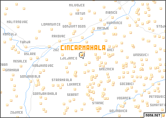 map of (( Cincar Mahala ))