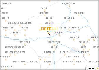 map of Cincelli