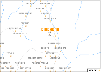 map of Cinchona