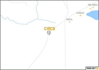 map of Cinco