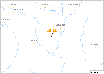 map of Cinco