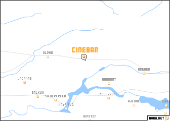 map of Cinebar