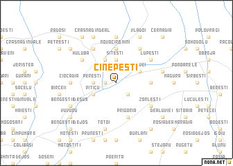 map of Cînepeşti