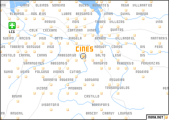 map of Cines