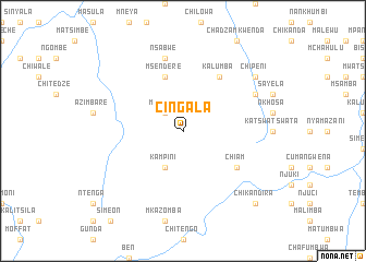 map of Cingala
