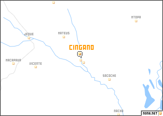 map of Cingano