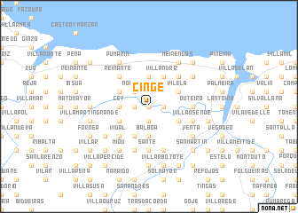 map of Cinge