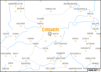 map of Cingweni