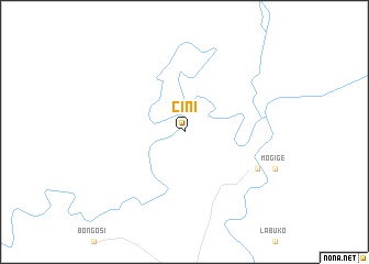 map of Cini