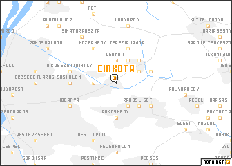 map of Cinkota