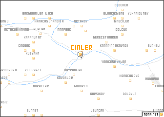 map of Cinler