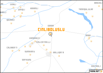 map of Cinli Boluslu