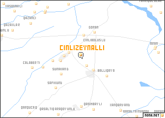 map of Cinli Zeynallı