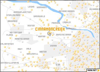 map of Cinnamon Creek