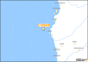 map of Cinoka