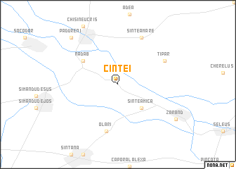 map of Cintei