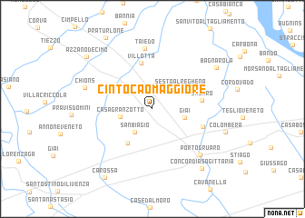 map of Cinto Caomaggiore