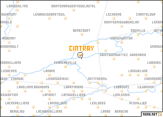 map of Cintray