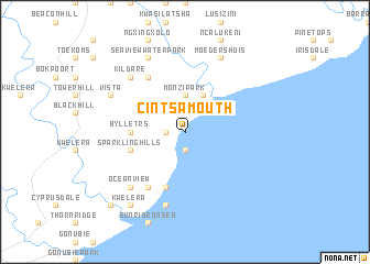 map of Cintsa Mouth