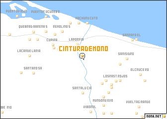 map of Cintura de Mono