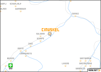 map of Cinuskel